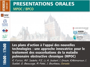 Les plans d’action à l’appui des nouvelles technologies : une approche innovatrice pour le traitement des exacerbations de la maladie pulmonaire obstructive chronique (MPOC)
