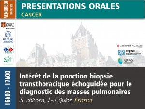 Intérêt de la ponction biopsie transthoracique échoguidée pour le diagnostic des masses pulmonaires