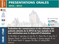 Évaluation des connaissances et des attitudes des patients atteints de la BPCO de leur maladie et de leur satisfaction avec le dispositif d’inhalation