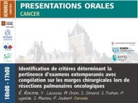 Identification de critères déterminant la pertinence d’examens extemporanés avec congélation sur les marges chirurgicales lors de résections pulmonaires oncologiques