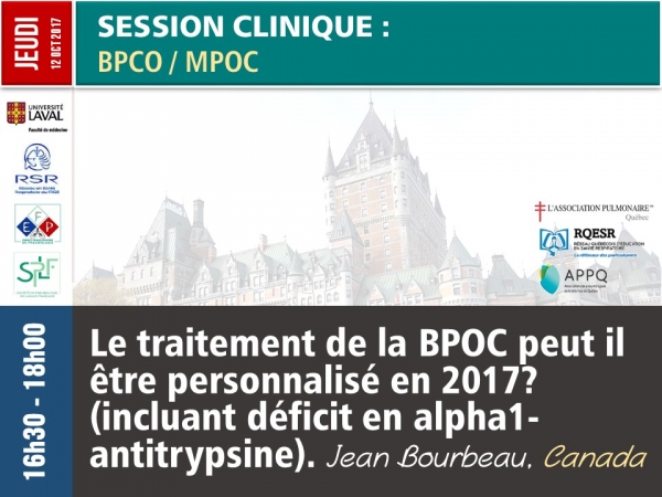 Le traitement de la BPCO peut il être personnalisé en 2017? (incluant déficit en alpha1-antitrypsine)